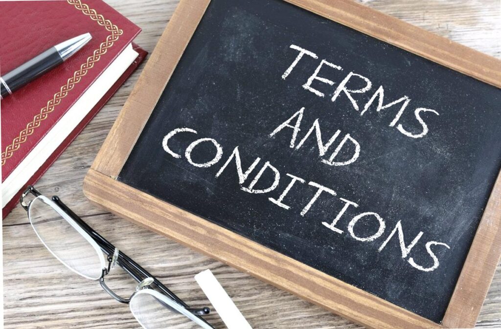 terms and conditions 3